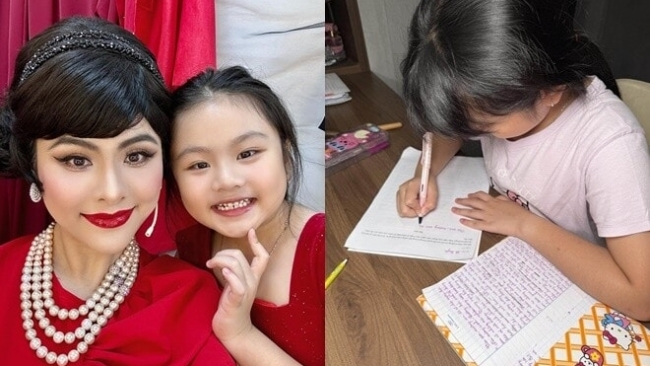 Con của diễn viên Vân Trang và ca sĩ Hòa Minzy gây ấn tượng khi theo học trường công lập