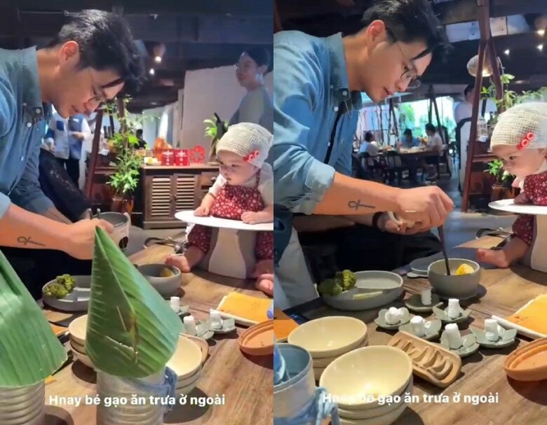 Huy Trần chuẩn bị đồ ăn dặm tỉ mỉ cho con gái Ngô Thanh Vân khi đi chơi Huy Trần chuẩn bị đồ ăn dặm tỉ mỉ cho con gái Ngô Thanh Vân khi đi chơi