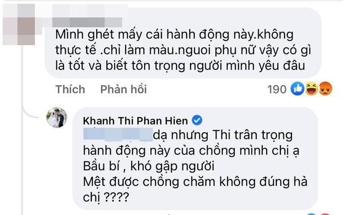 Phan Hiển lên tiếng bảo vệ Khánh Thi khi bị chê "làm màu" vì mang giày cho vợ