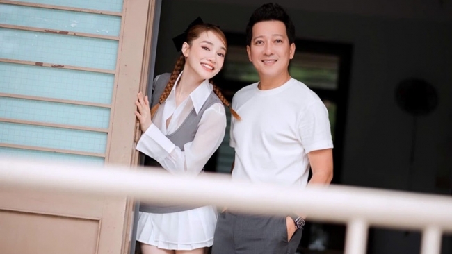 Nhan sắc thu hút của “gái hai con” Nhã Phương