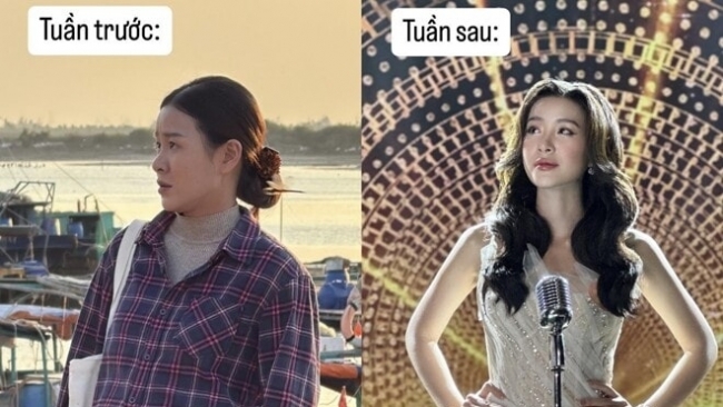 Trang Emma: Từ tạo hình 'mẹ bầu' đến màn lột xác thành hoa hậu trên sóng VTV