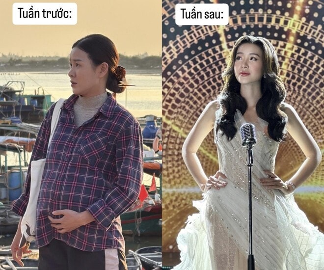 Trang Emma: Từ tạo hình 'mẹ bầu' đến màn lột xác thành hoa hậu trên sóng VTV Trang Emma: Từ tạo hình 'mẹ bầu' đến màn lột xác thành hoa hậu trên sóng VTV