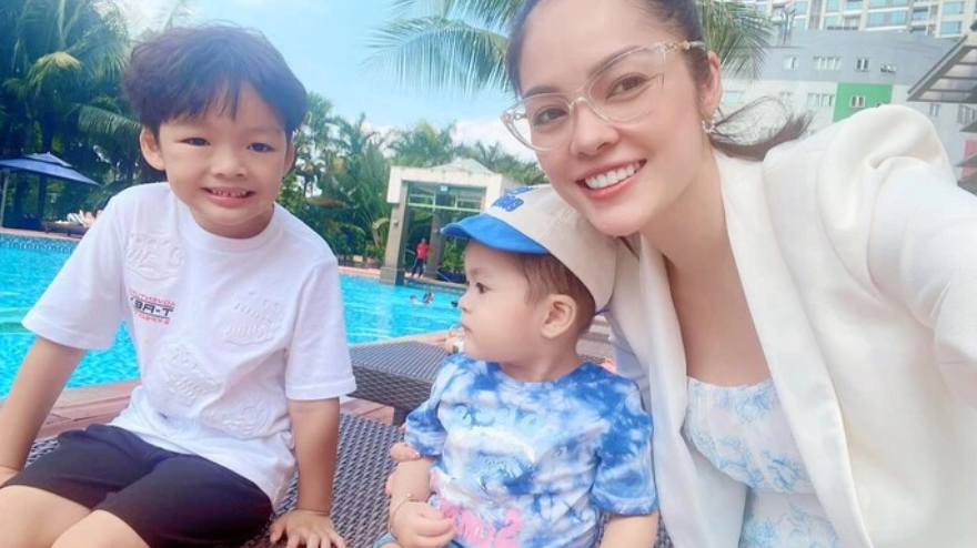 Dương Cẩm Lynh khoe ảnh bé Lavie xinh xắn