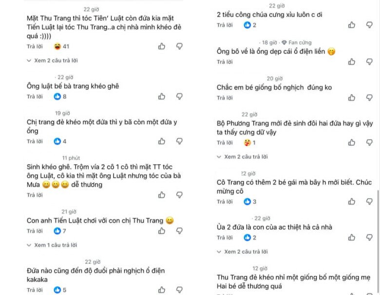 Thu Trang và Tiến Luật lo lắng vì hai con gái sinh đôi nghịch ổ điện