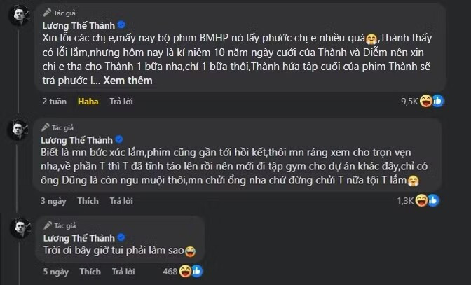 Lương Thế Thành gây sốt với vai diễn mới và xuất hiện trên trang Thông tin Chính phủ