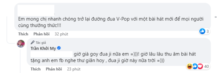 Khởi My nói gì khi được fan khuyên trở lại "đường đua V-pop"?