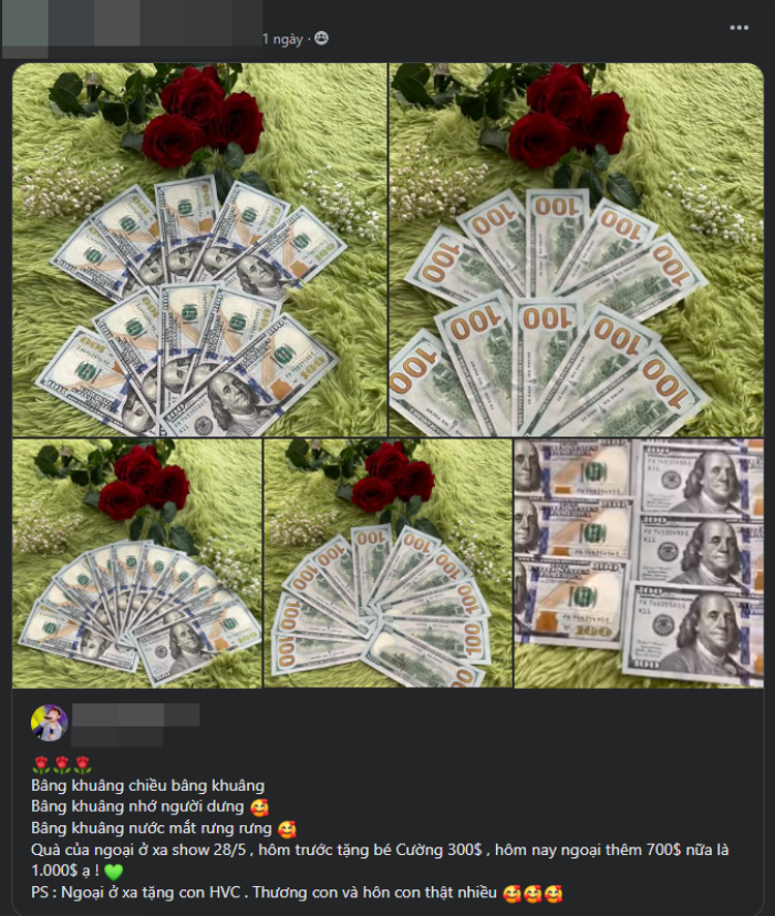 Hồ Văn Cường lại được khán giả nước ngoài gửi tặng số tiền lớn: Nhìn con số ai cũng choáng!