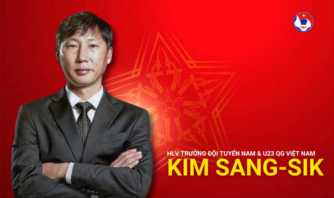 HLV Kim Sang Sik có 12 trợ lý, cùng ông Park Hang Seo xem trận Thể Công Viettel vs LP Bank HAGL