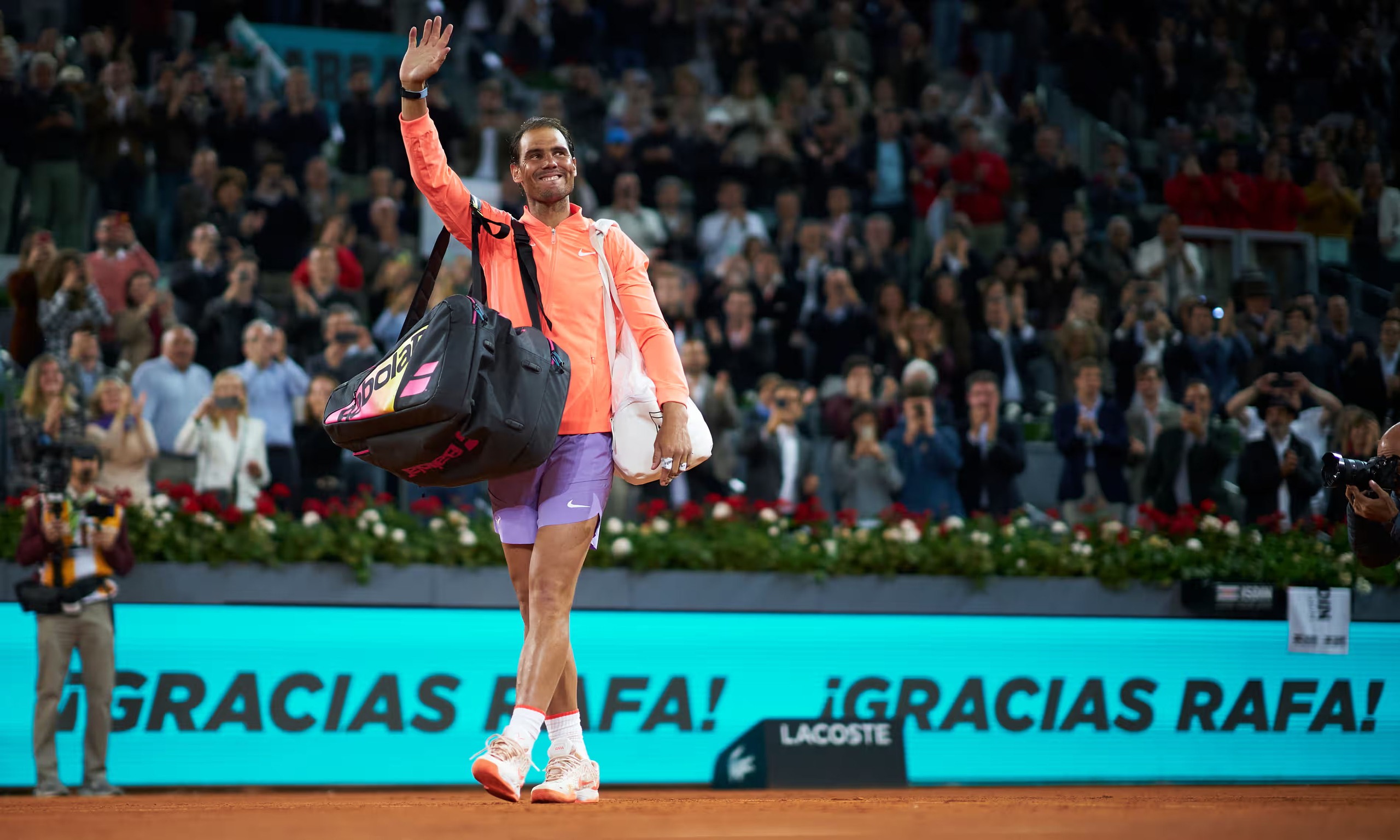 Nadal tạm biệt Madrid Master, được ban tổ chức giải tri ân đầy cảm xúc