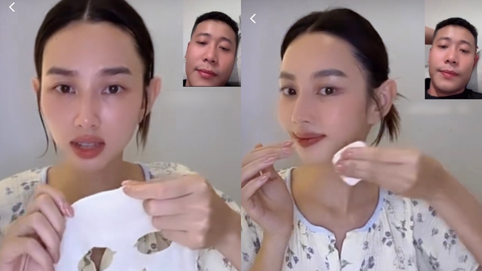 Thuỳ Tiên gọi video call với Quang Linh Vlogs?