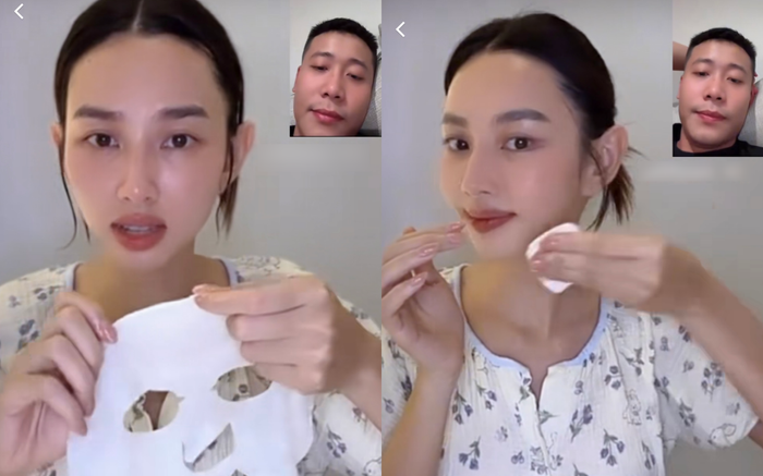 Thuỳ Tiên gọi video call với Quang Linh Vlogs?