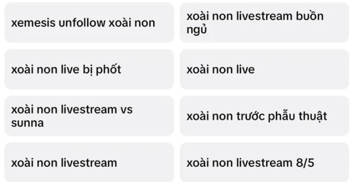 Xemesis "unfollow" Xoài Non gây xôn xao