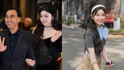 Gia đình MC Quyền Linh gây chú ý với nhan sắc chuẩn Hoa hậu của hai con gái