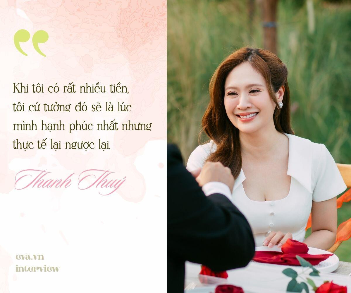 Diễn viên Thanh Thúy: Hạnh phúc không đến từ tiền bạc mà từ sự bình an