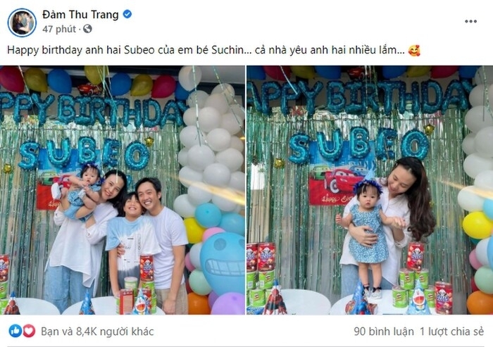 Tin hot giải trí ngày 22/6: Đàm Thu Trang tổ chức sinh nhật cho Subeo
