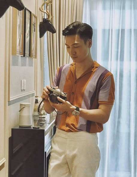 Con trai Mạnh Trường gây bất ngờ với vóc dáng phổng phao ở tuổi 10