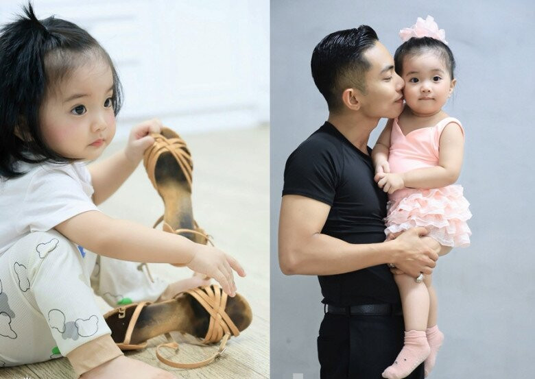Kiện tướng Phan Hiển bất lực khi dạy con gái nhảy: Bé Lisa tự nhận giống bố