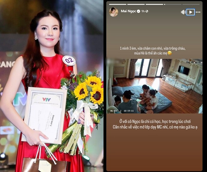 MC Mai Ngọc dự định mở lớp đào tạo dẫn chương trình nhí