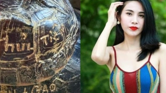 "Gia đình Thủy Tiên khắc tên lên mai rùa để phóng sinh" gây tranh cãi trên mạng xã hội