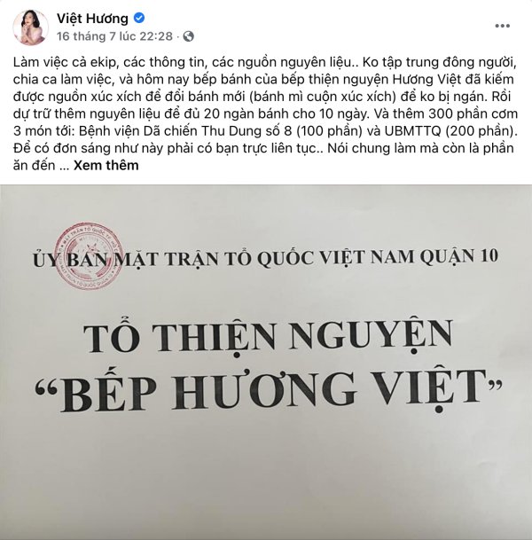 Bị lên án làm từ thiện dễ kiếm tiền, Việt Hương phản ứng: 'Em có số điện thoại công an, cần thì nhắn em'