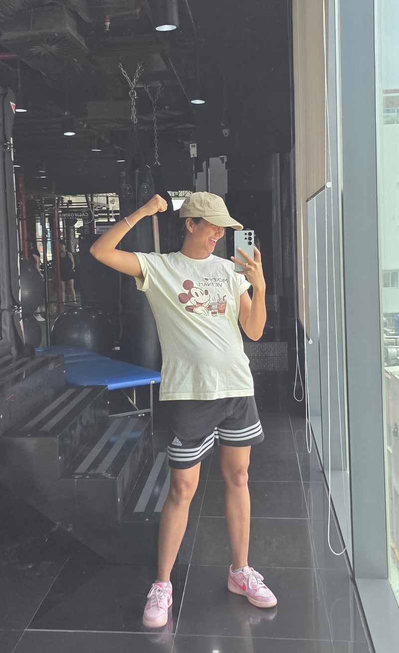 Hoa hậu H'Hen Niê gây bất ngờ ở phòng tập gym