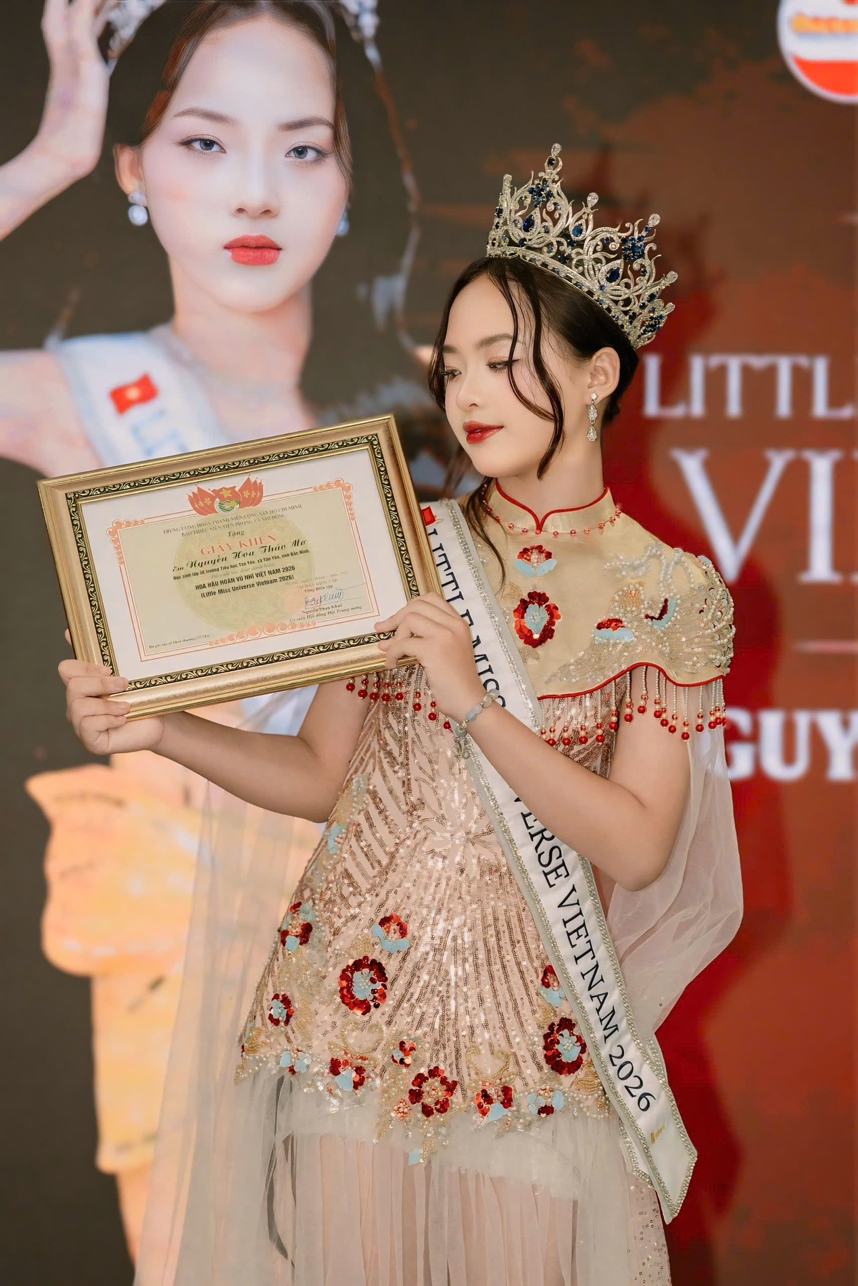 Nguyễn Hoa Thảo Mơ đại diện Việt Nam tham dự Little Miss Universe 2026 tại Philippines