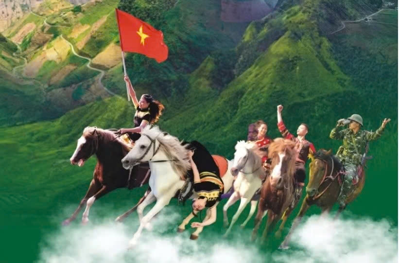 Xiếc Việt trình diễn ‘Vó ngựa biên cương’ Xiếc Việt trình diễn ‘Vó ngựa biên cương’