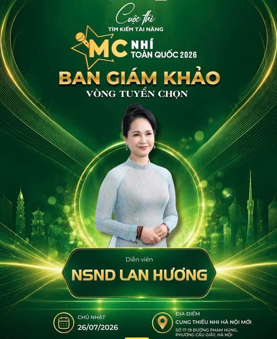 Khởi động vòng tuyển chọn cuộc thi MC nhí toàn quốc 2026