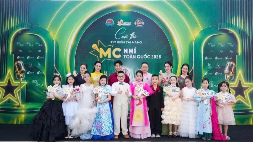 Hơn 500 thí sinh tranh tài tuyển chọn Tài năng MC nhí toàn quốc 2026