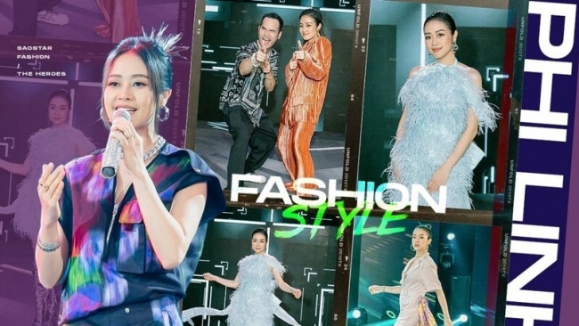 Style cá tính đậm chất highfashion của MC Phí Linh trở thành linh hồn của The Heroes