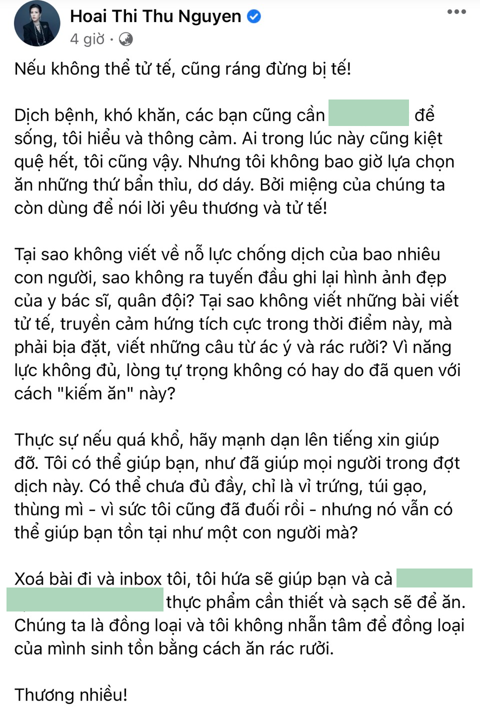 Hoa hậu Thu Hoài bức xúc vì bị nói có chồng bằng tuổi con gái