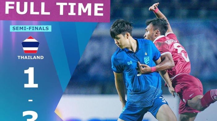 Thắng đậm chủ nhà Thái Lan, U23 Indonesia tranh chức vô địch với Việt Nam