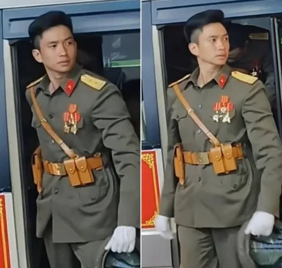 Thượng úy Lê Hoàng Hiệp xuất hiện ở Sao nhập ngũ