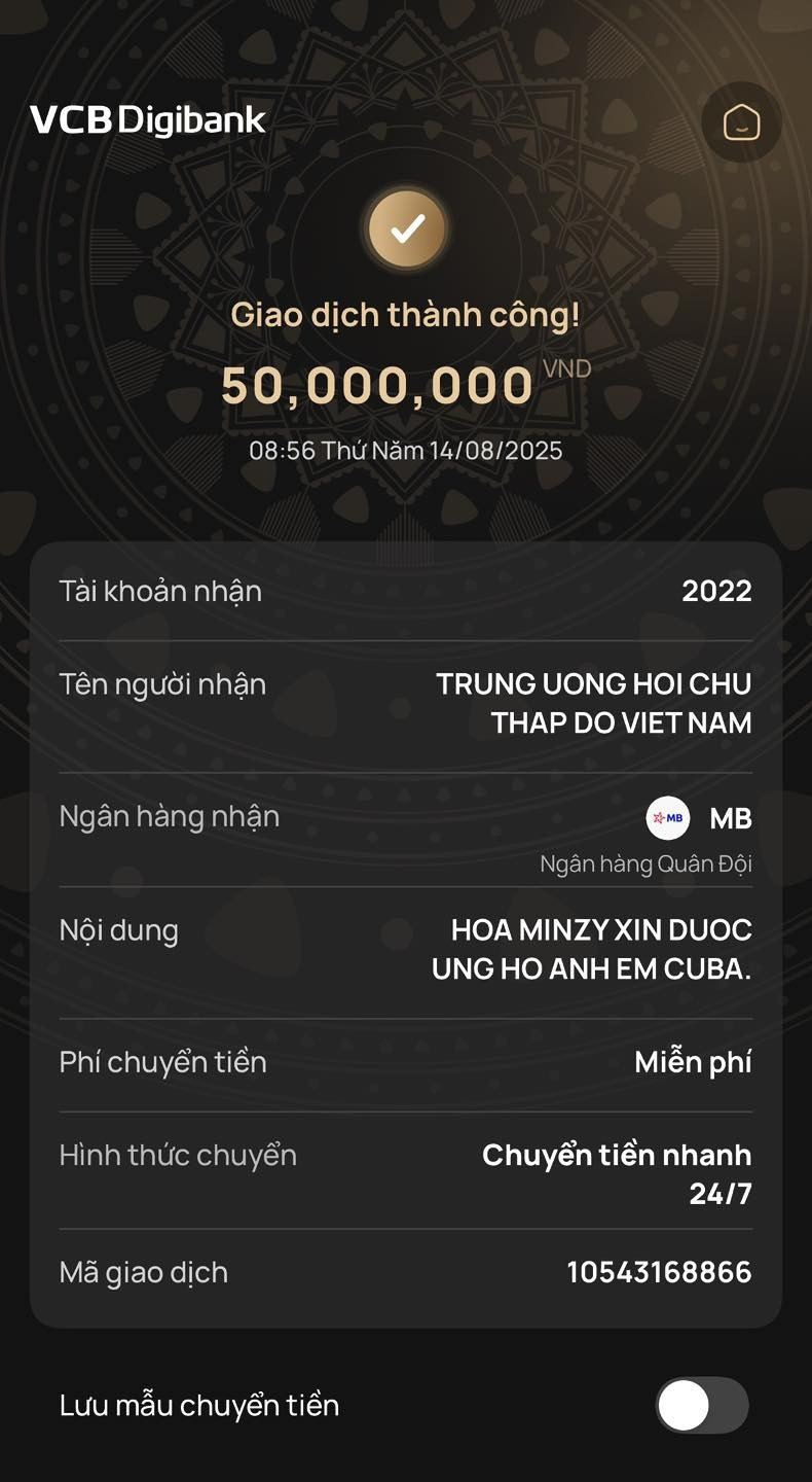 Hòa Minzy, Đức Phúc cùng loạt sao Việt lan tỏa nghĩa tình đến người anh em Cuba