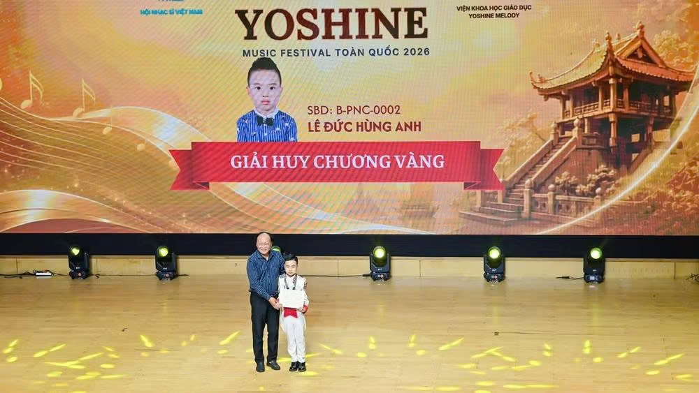 Chắp cánh tài năng âm nhạc trẻ từ Yoshine Music Festival 2026