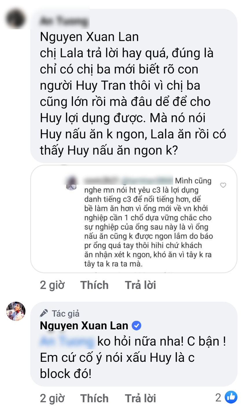 Huy Trần bị tố gian xảo, lợi dụng Ngô Thanh Vân, Xuân Lan nghe thấy liền 'vỗ mặt' anti-fan