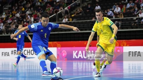 FIFA Futsal World Cup 2021: Kazakhstan và Nga giành vé vào vòng 1/8