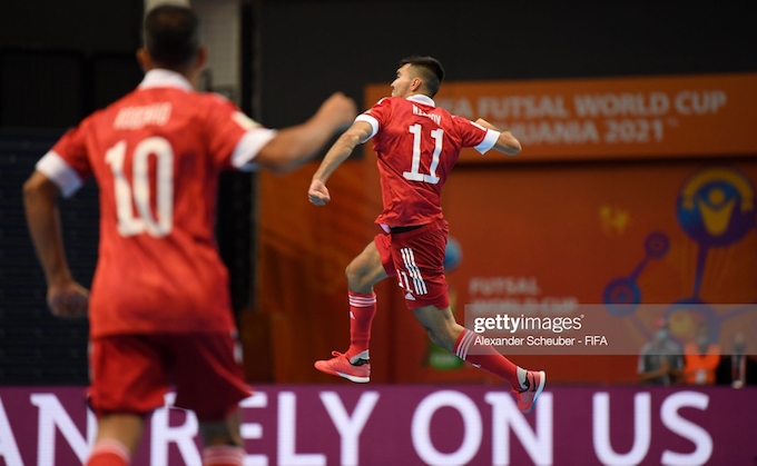 FIFA Futsal World Cup 2021: Kazakhstan và Nga giành vé vào vòng 1/8