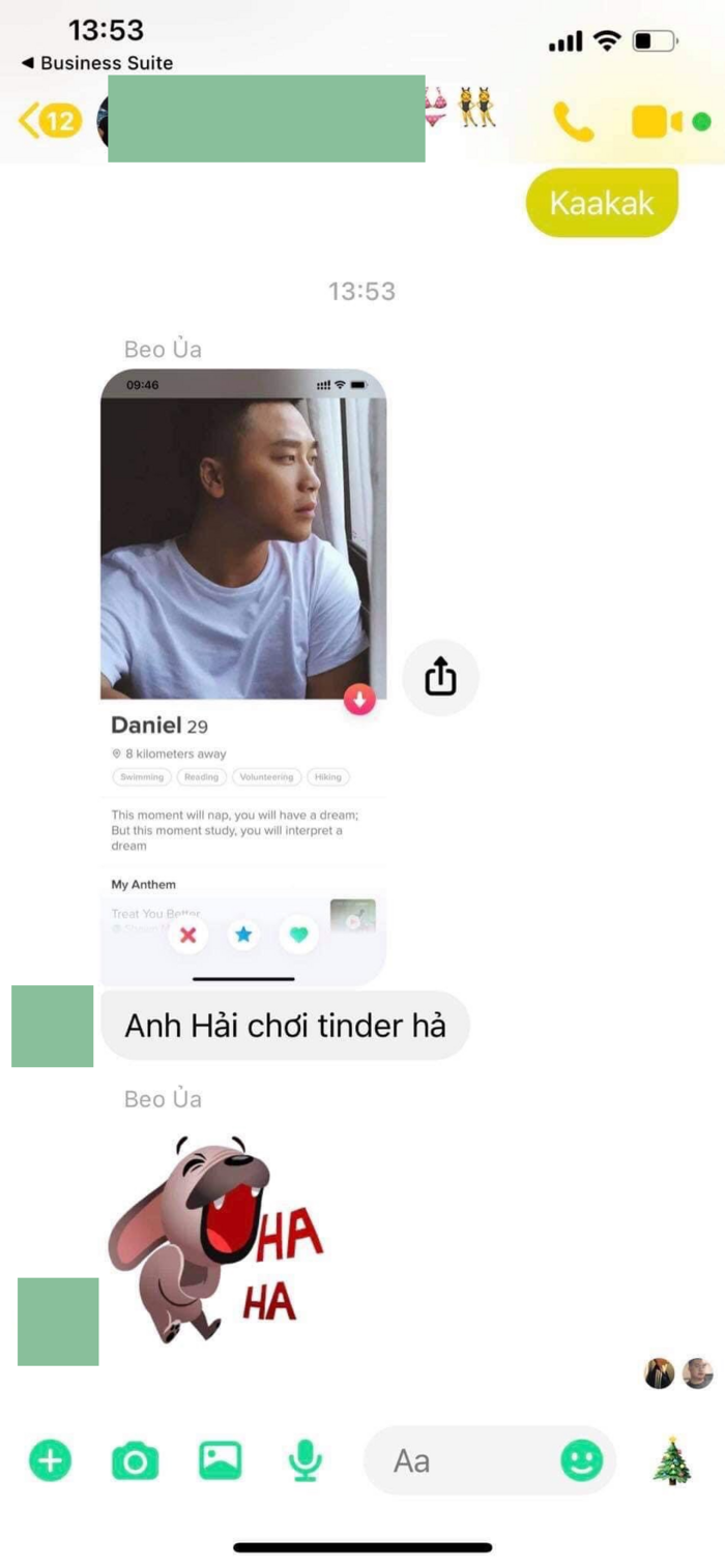 Ông xã Hòa Minzy bức xúc vì bị mạo danh trên app hẹn hò