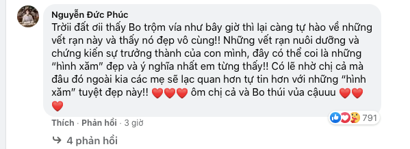 Gia đình 'Hoa Dâm Bụt' và loạt sao Việt lên tiếng khi Hòa Minzy khoe ảnh rạn da sau sinh bé Bo