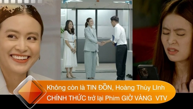 Hoàng Thùy Linh trở lại sóng phim giờ vàng VTV đóng cùng "trai hư" Trọng Lân