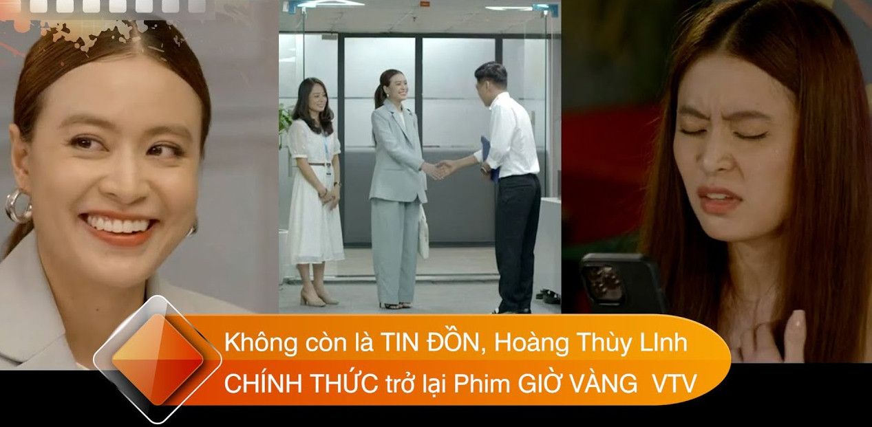 Hoàng Thùy Linh trở lại sóng phim giờ vàng VTV đóng cùng "trai hư" Trọng Lân