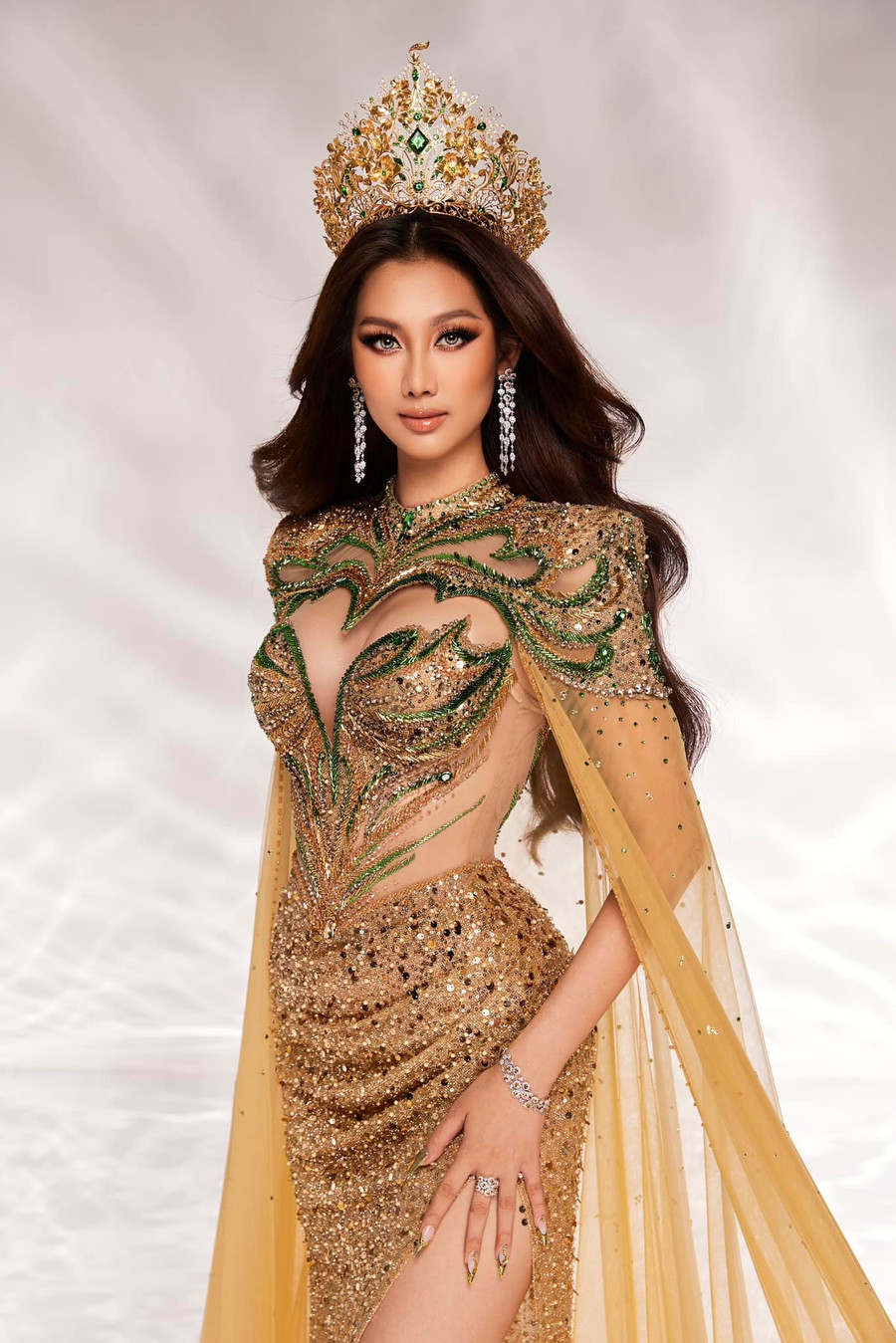 Hoa hậu Quế Anh 'mất tích' trên bảng xếp hạng Miss Grand International 2024