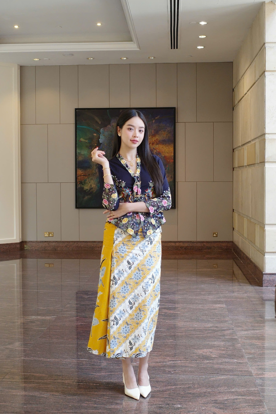Hoa hậu Thanh Thủy "hút" mọi ánh nhìn khi làm Giám khảo Miss International Malaysia 2025