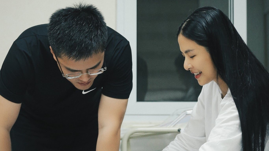 Hoa hậu Ngọc Hân chia sẻ điều đặc biệt khi sinh con
