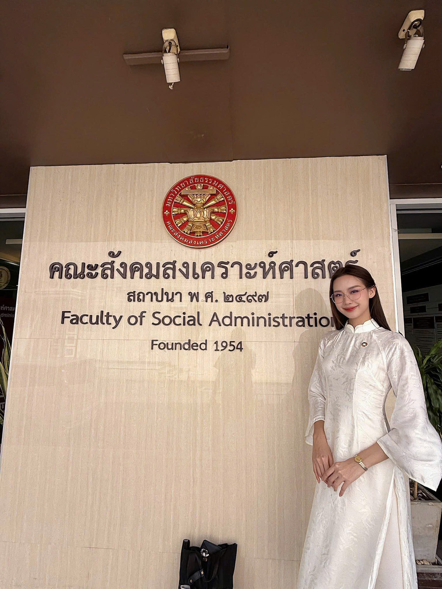 Hoa hậu Bảo Ngọc giảng dạy tại trường đại học danh tiếng Thái Lan