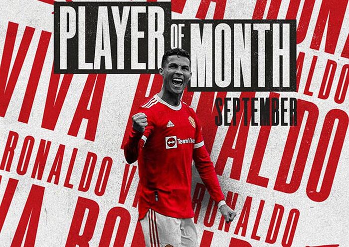 Ronaldo được vinh danh sau 1 tháng tái hợp MU