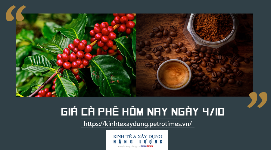 Giá cà phê hôm nay ngày 4/10: Duy trì ổn định