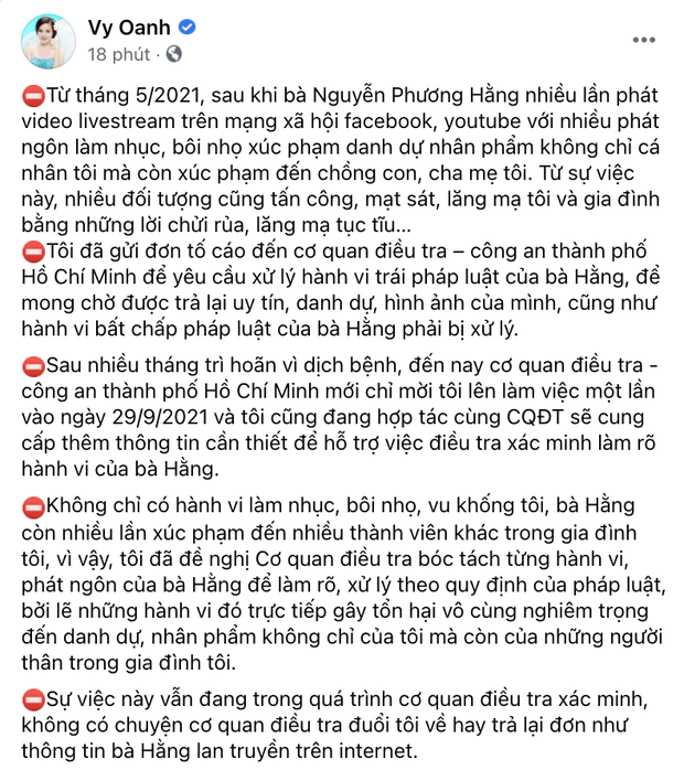 Sao Việt ngày 4/10: Vy Oanh khẳng định không rút đơn tố cáo CEO Đại Nam