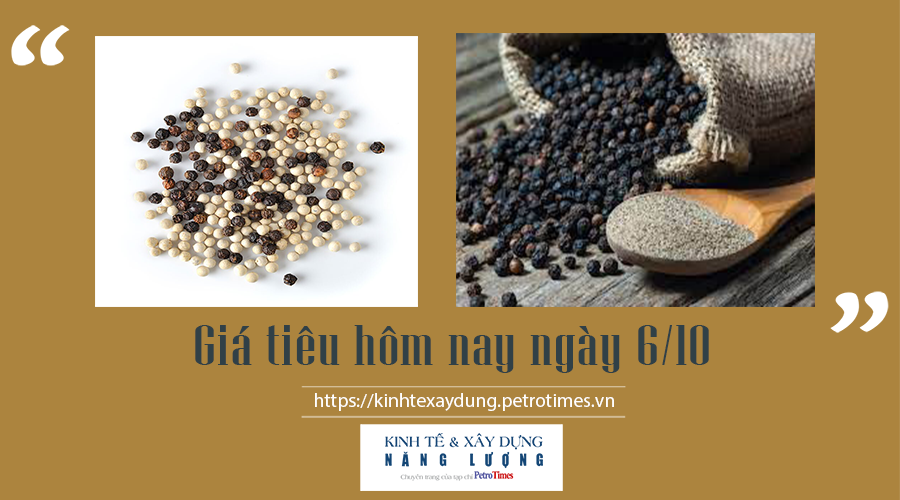 Giá tiêu hôm nay ngày 6/10: Đồng loạt tăng, cao nhất 82.500đ/kg